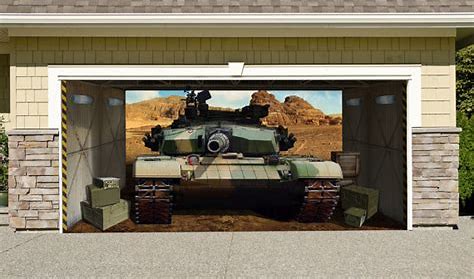 Image result for phoney garage door tank picture