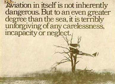 Image result for aviation in itself is not inherently dangerous poster ...