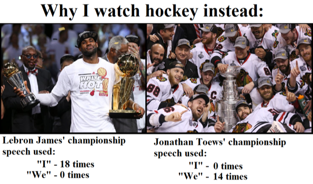 Lebron Vs. Hockey Players Meme's - Blowout Cards Forums